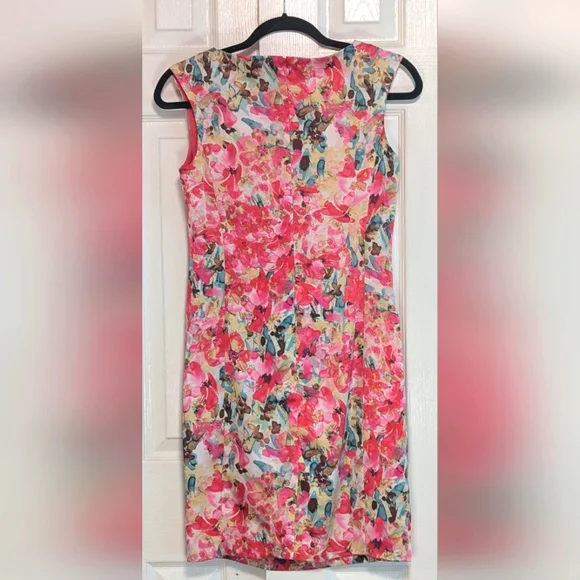Ann Taylor Pink Floral Dress - Picture 2 of 9
